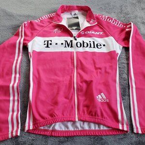 NEW Team T-Mobile Adidas jersey cycling bike bicycle road GIANT RACING PINK Sz M